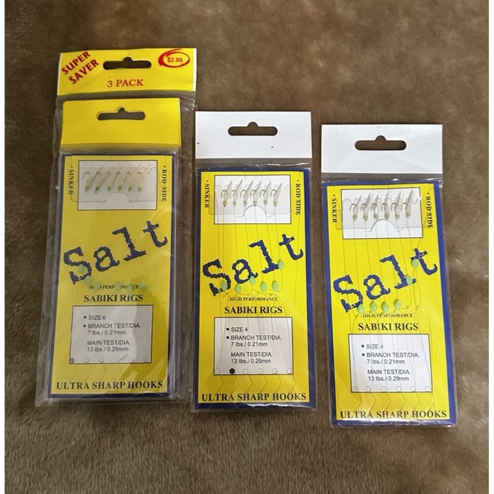 Danco Salt Fishing Sabino Rigs Ultra Sharp Hooks Easy Out  High Performance Lot